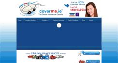 Desktop Screenshot of coverme.ie